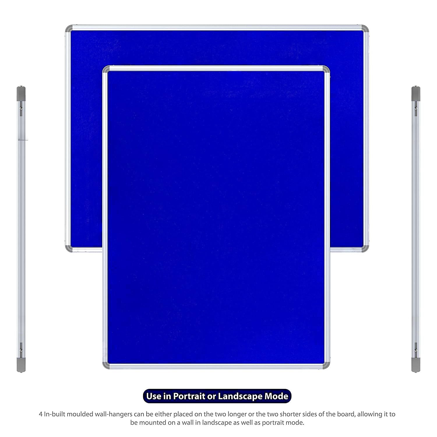Kuber Industries- Pin-Up Board- 1.5 x 2 Feet (Blue)
