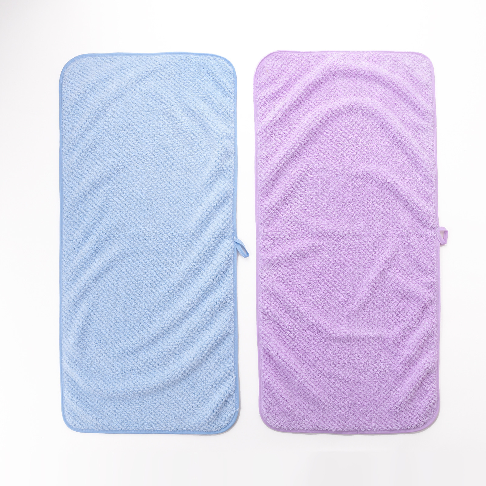 Kuber Industries 2 Piece Hand Towel Set|280 GSM|Gtm & Workout Towels|Super Absorbent & Antibacterial Treatment|Small Size, Travel Friendly  (Blue & Purple)