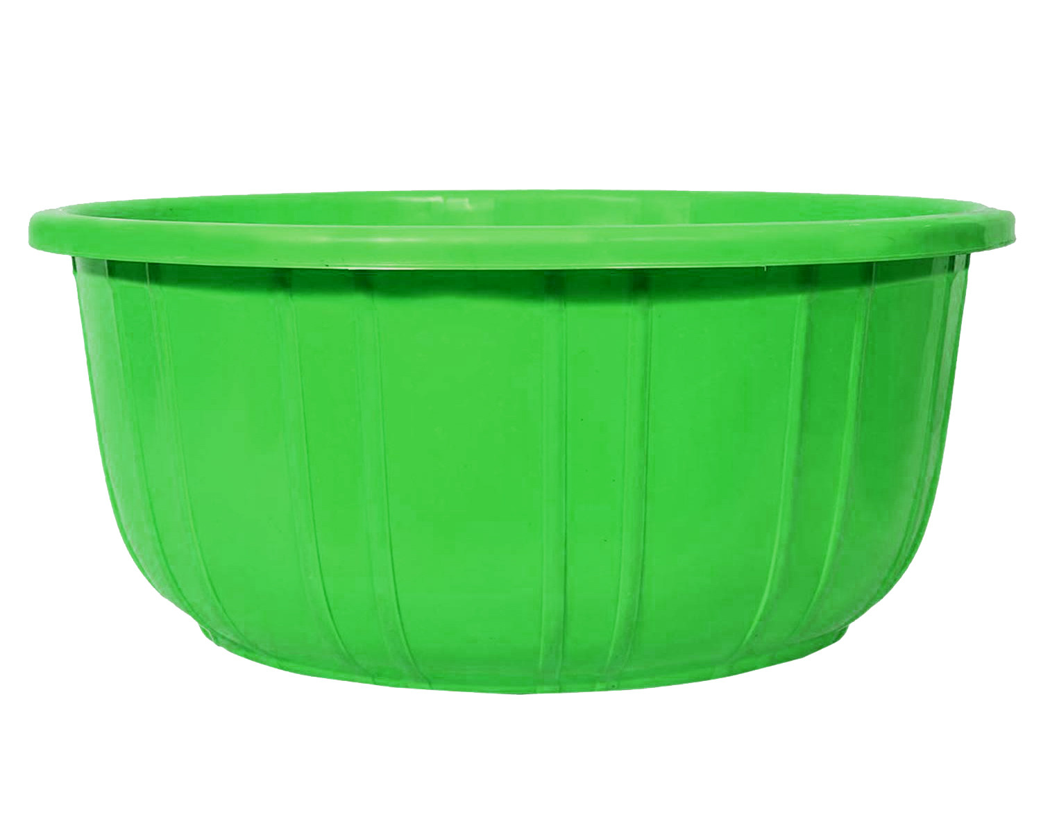 Kuber Industries 40 Lt. Multipurpose Unbreakable Plastic Tub |Bath Tub|Washing Tub- Pack of 2 (Green & Red)