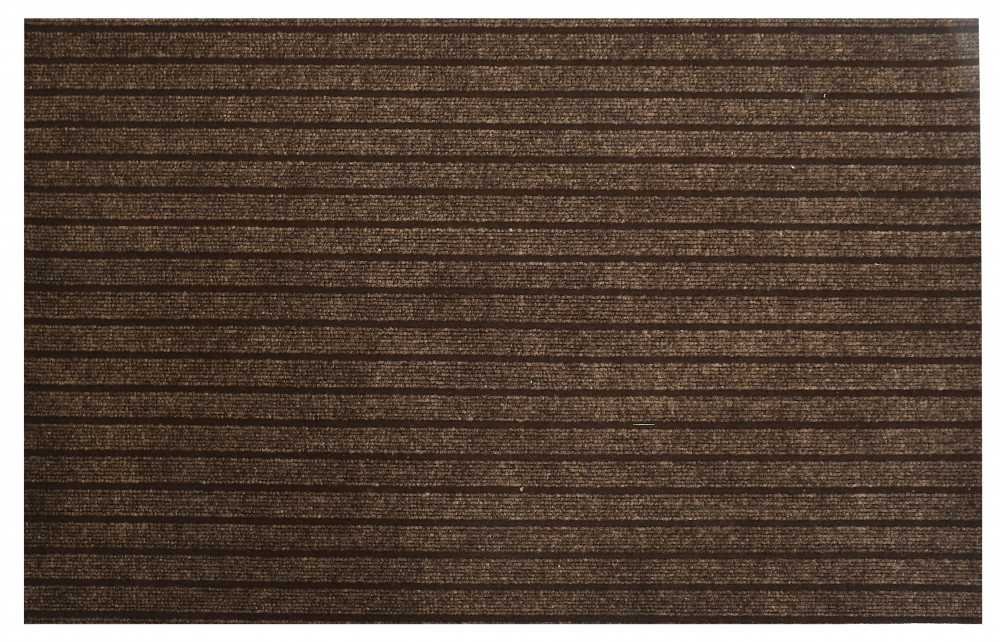 Kuber Industries All Weather Entry and Back Yard Door Mat, Indoor and Outdoor Safe, Non-Slip Rubber Backing, Absorbent and Waterproof, Dirt Trapping Rugs for Entryway -16&quot;x24&quot;(Brown)