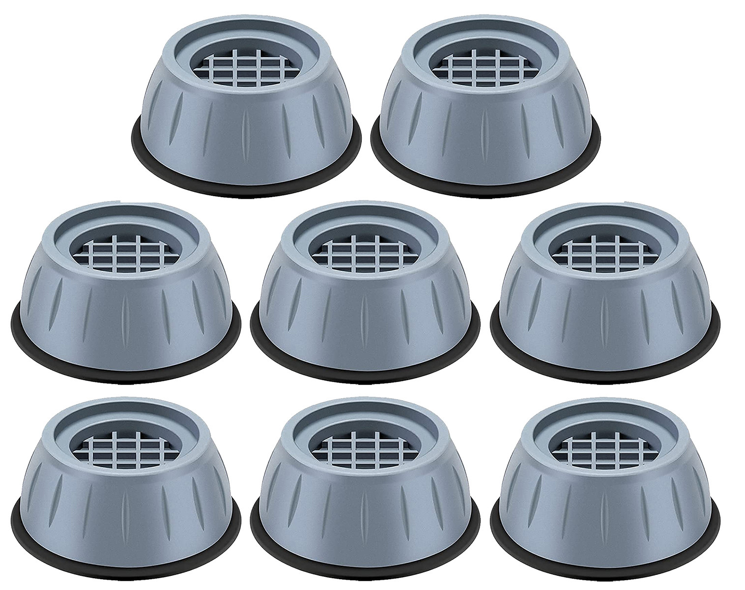 Kuber Industries Anti Vibration Pads for Washing Machine/Fridge/Home Furniture: (Grey)-45KM047