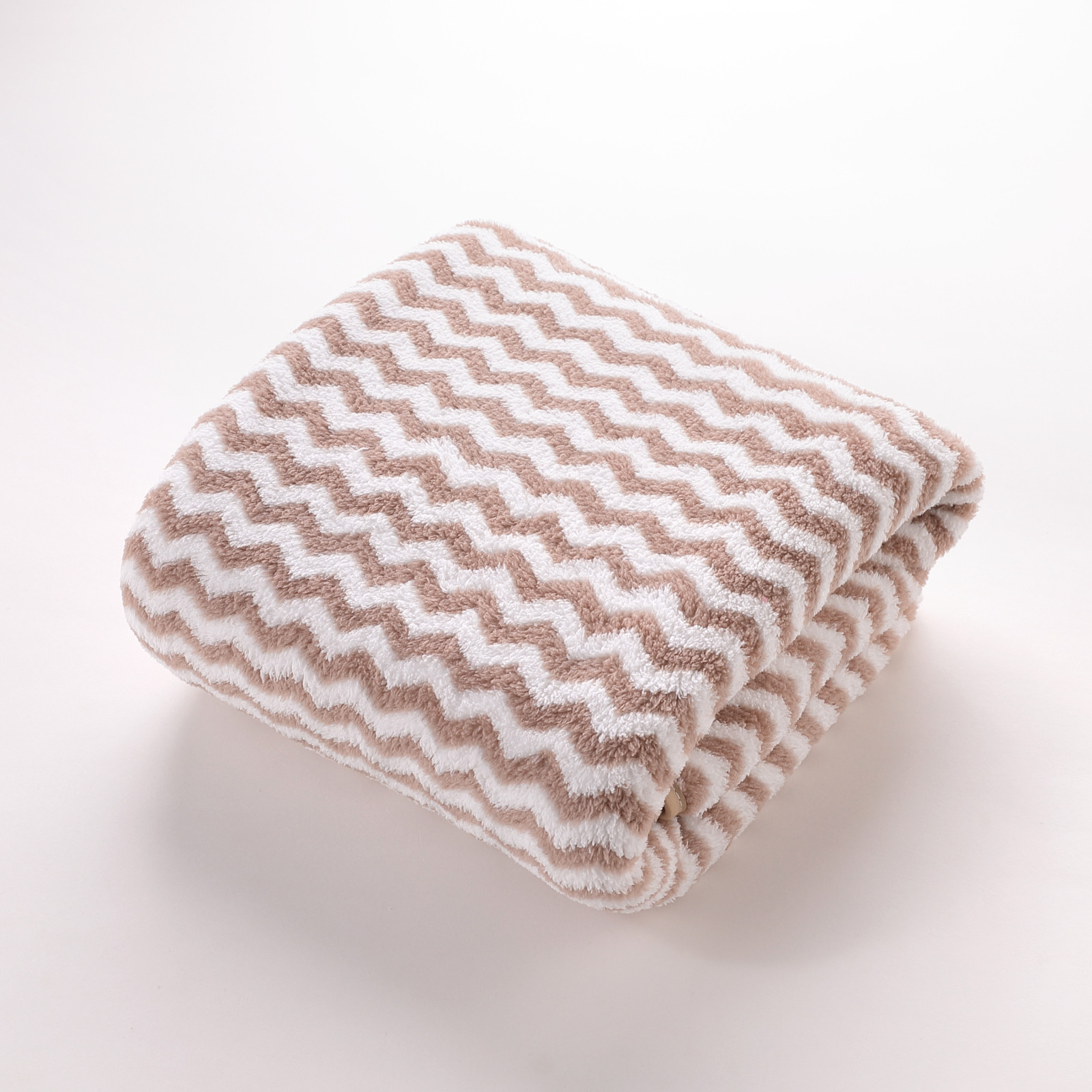 Kuber Industries Bath Towel For Men, Women|280 GSM|Extra Soft & Fade Resistant|Polyester Towels For Bath|Stripes Design|Bathing Towel, Bath Sheet (Brown)