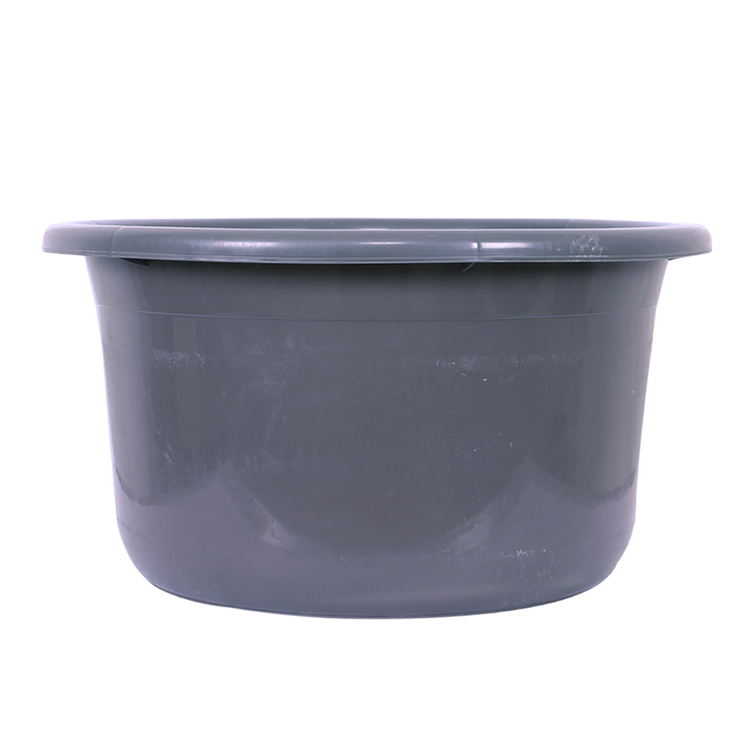Kuber Industries Bath Tub | Versatile Utility Gaint Tub | Plastic Bath Tub for Baby | Baby Bathing Tub | Clothes Washing Tub For Bathroom | Feeding Pan Tub | TUB-25 LTR | Gray