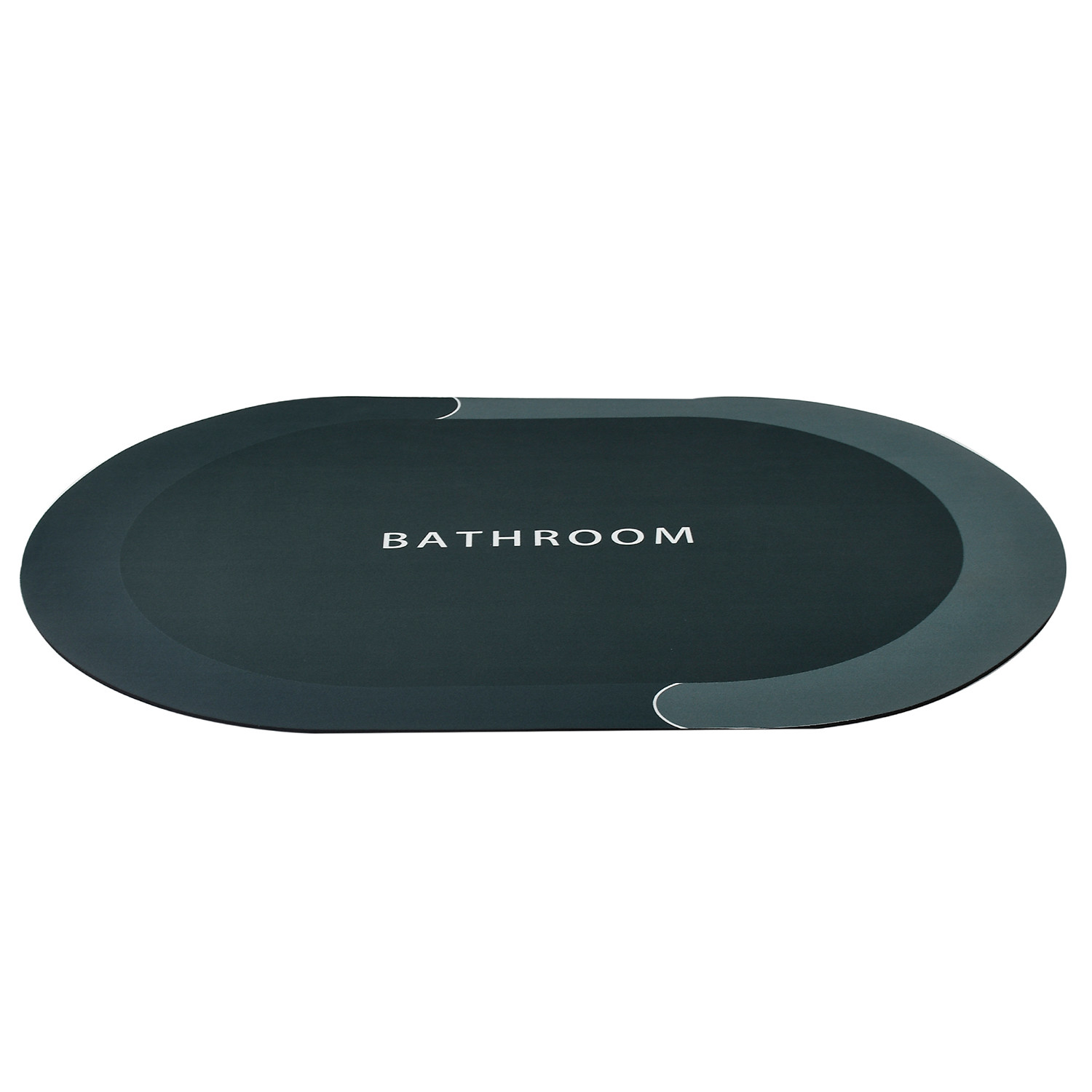 Kuber Industries Bathroom mat|Bathroom mat Super Absorbent Floor mat|Anti-skid Bathroom mat|Memory Foam Bathroom Rug Mat|Pack of 2 (Brown & Green)