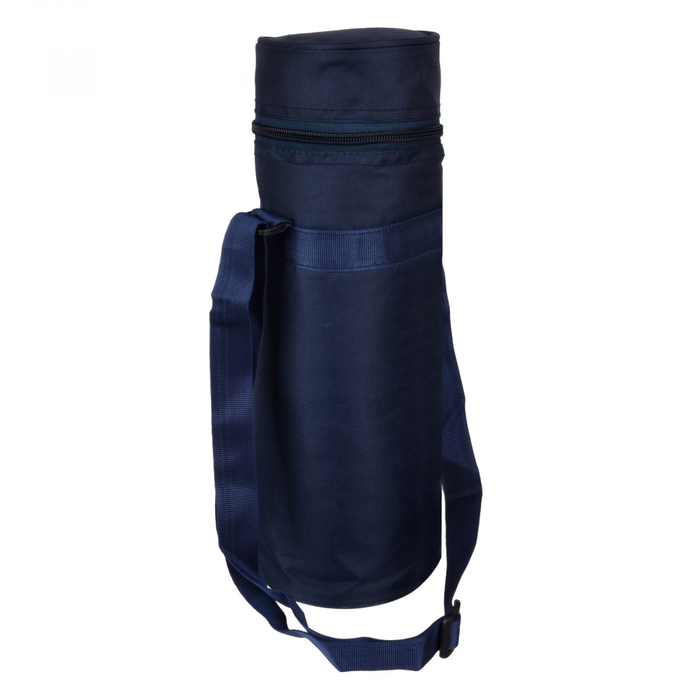Kuber Industries Bottle Bag | Travel Water Bottle Bag | Bottle Protector Bag | Water Bottle Carrier Bag | Bottle Carry Bag | Adjustable Strap &amp; Zipper Closure | 1 LTR | Blue