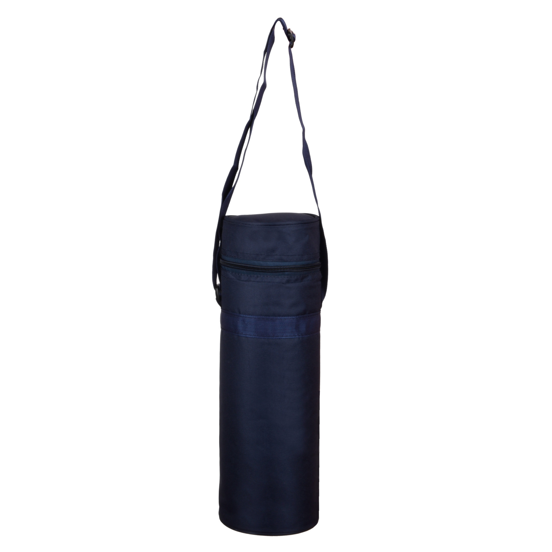 Kuber Industries Bottle Bag | Travel Water Bottle Bag | Bottle Protector Bag | Water Bottle Carrier Bag | Bottle Carry Bag | Adjustable Strap & Zipper Closure | 1 LTR | Blue