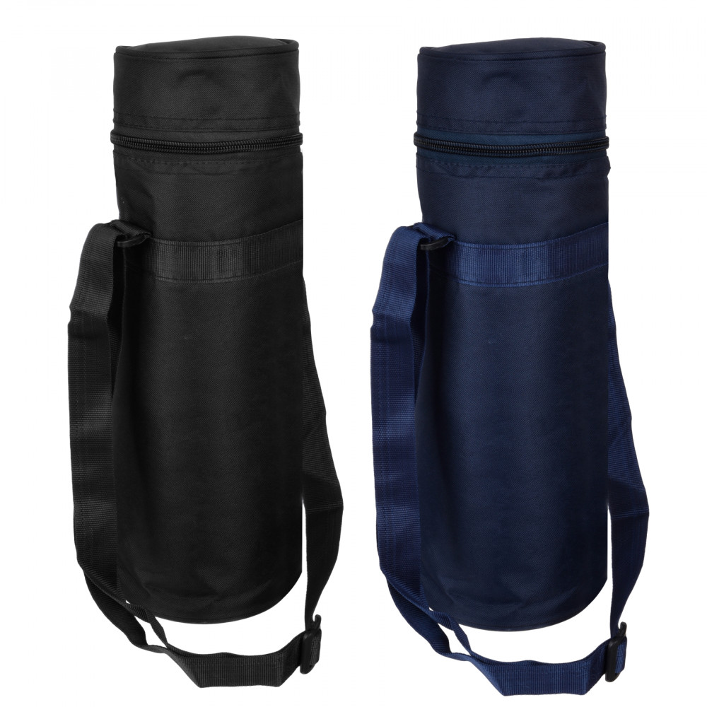 Kuber Industries Bottle Bag | Travel Water Bottle Bag | Bottle Protector Bag | Water Bottle Carrier Bag | Bottle Carry Bag | Adjustable Strap &amp; Zipper Closure | 1 LTR | Pack of 2 | Multi