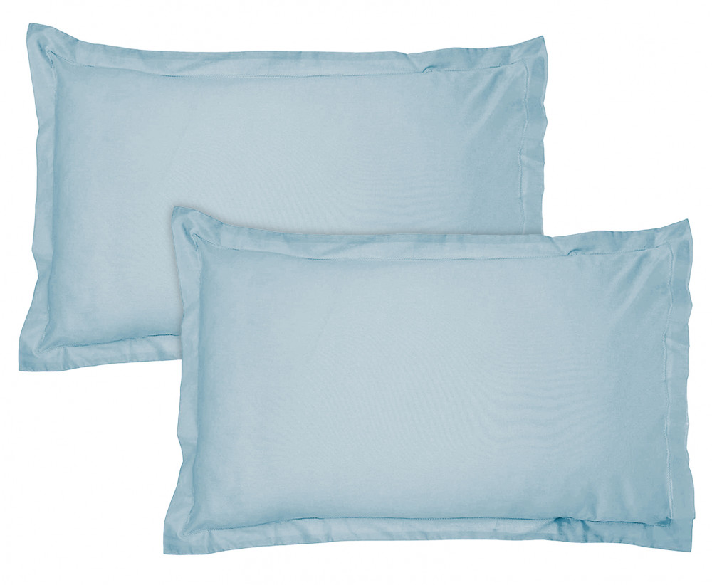 Kuber Industries Breathable &amp; Soft Cotton Pillow Cover For Sofa, Couch, Bed - 29x20 Inch,(Blue)
