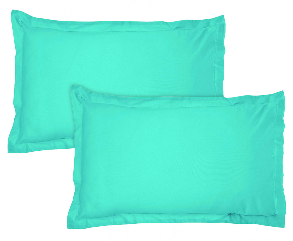 Kuber Industries Breathable &amp; Soft Cotton Pillow Cover For Sofa, Couch, Bed - 29x20 Inch,(Green)