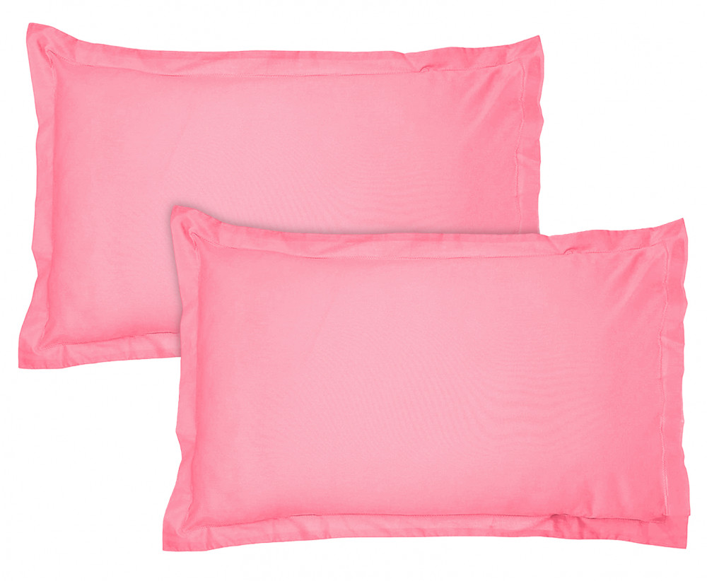 Kuber Industries Breathable &amp; Soft Cotton Pillow Cover For Sofa, Couch, Bed - 29x20 Inch,(Pink)