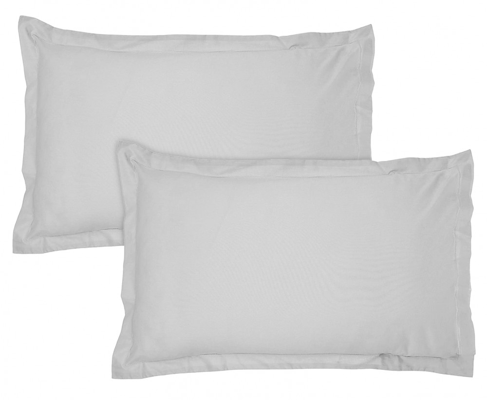 Kuber Industries Breathable &amp; Soft Cotton Pillow Cover For Sofa, Couch, Bed - 29x20 Inch,(White)