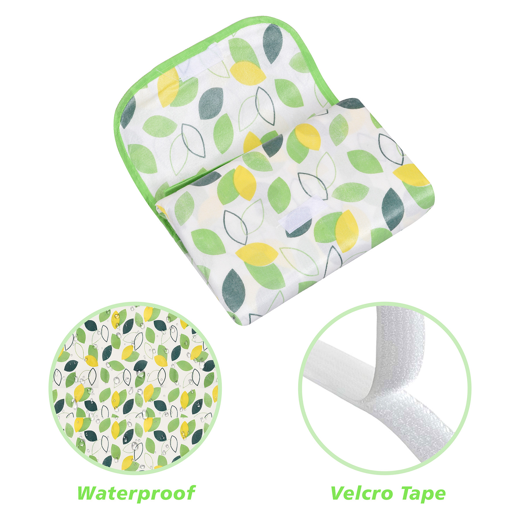 Kuber Industries Chatai Mat | Foldable Chatai for Travel | Sleeping Mat for Floor | Bedsheet & Mattress Protector | Floor Chatai Mat for Yoga | Chatai for Picnic | Leaf-Design | Green
