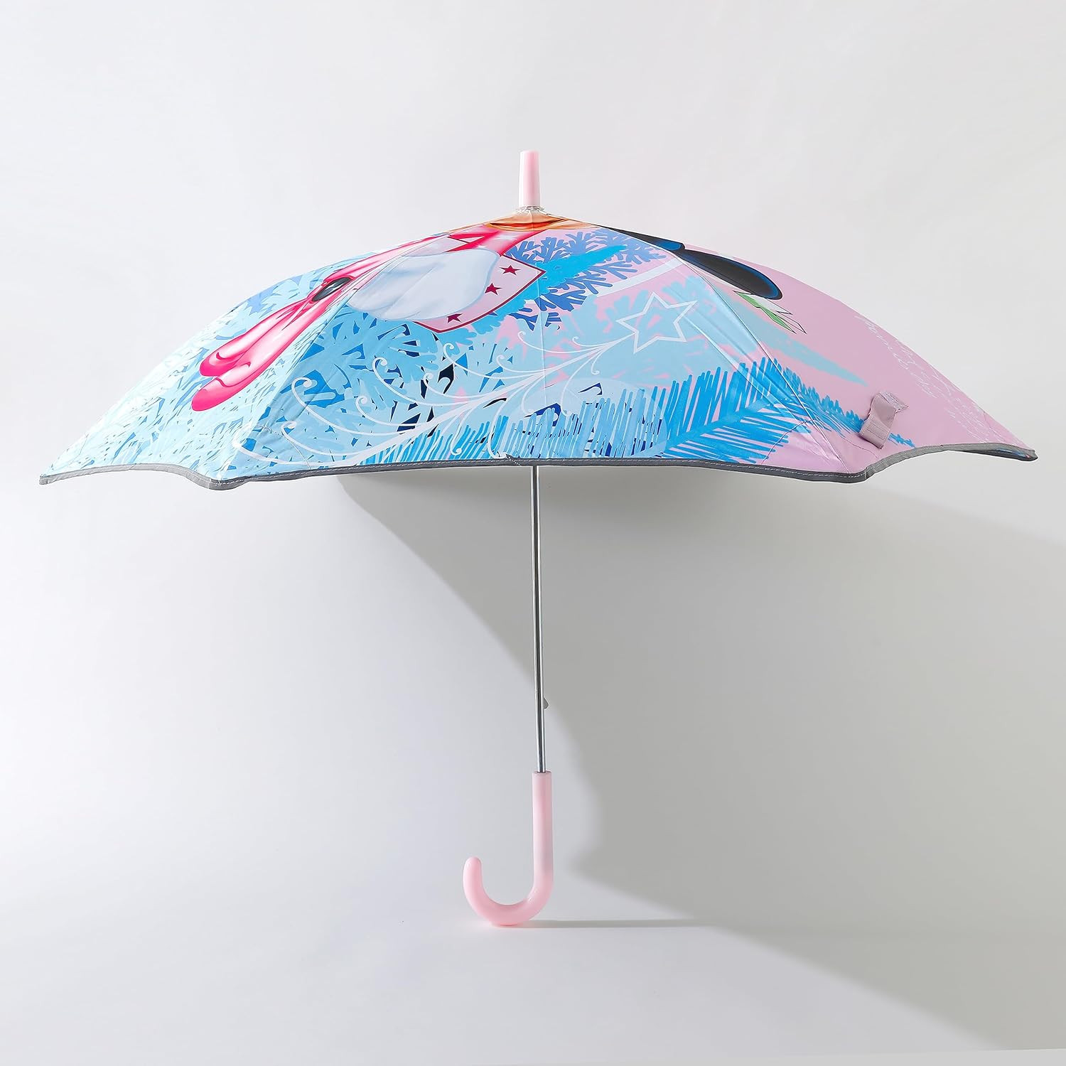 Kuber Industries Disney Mickey Mouse Print Umbrella For Kids|Automatic Umbrella For Rain (Multi)