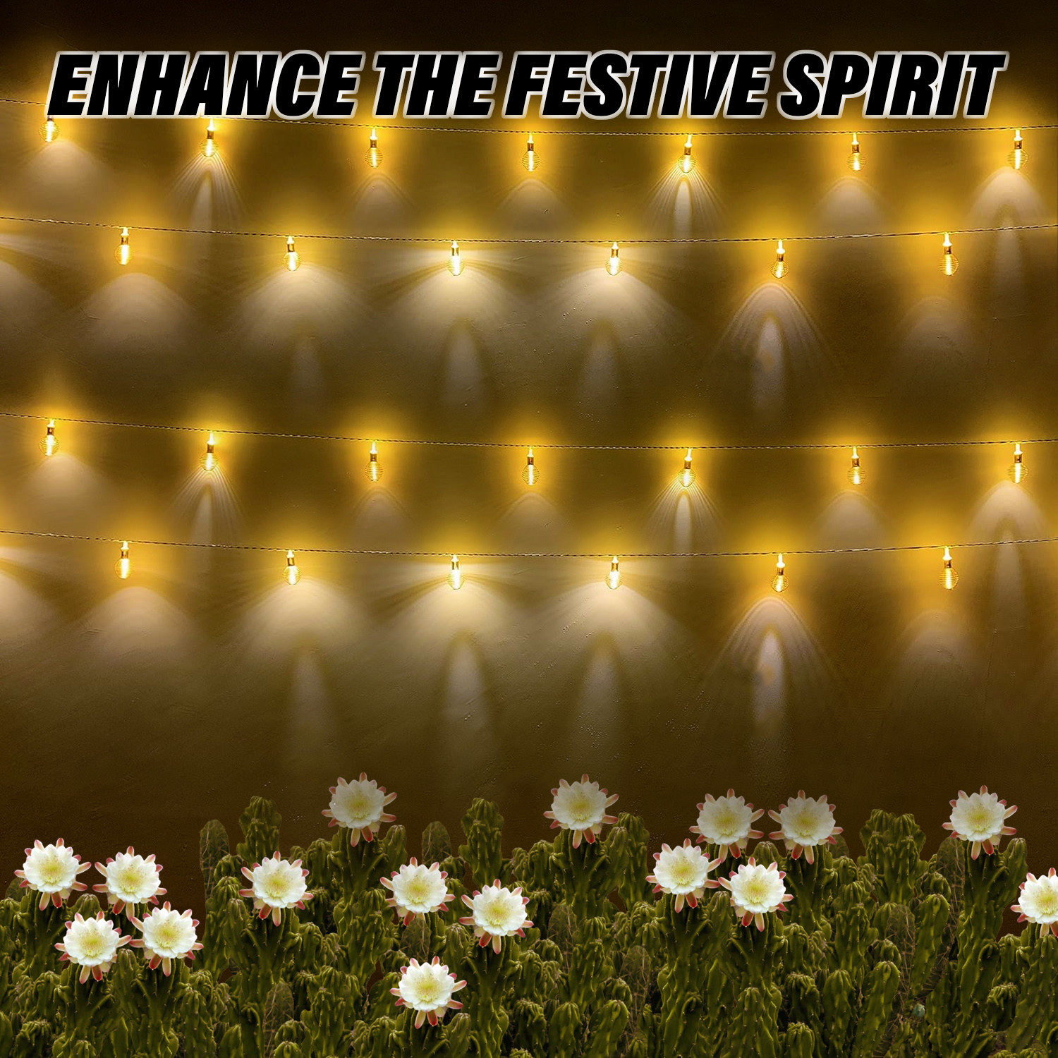 Kuber Industries Diwali Lights | Diwali String Light For Décor | Lights for Christmas | Lights for Navratri | Lights for Party | Lights for Indoor & Outdoor | Spiral String Lights | Golden
