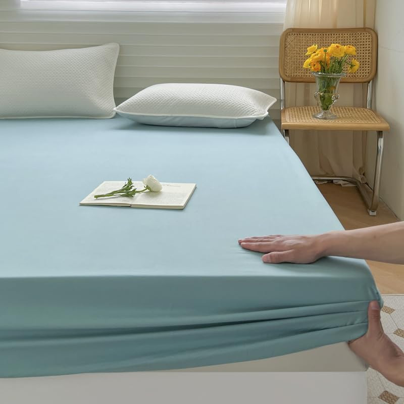 Kuber Industries Double Bed Mattress ProtectorBed Protecter With Elastic 