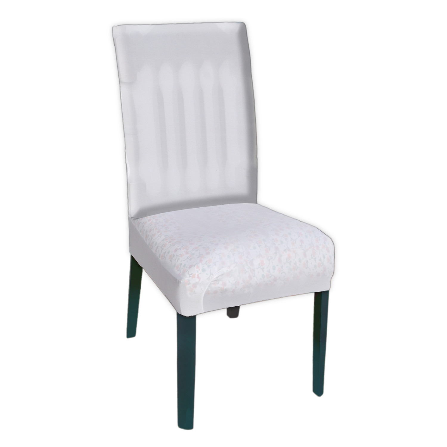 Kuber Industries Elastic Stretchable Polyster Chair Cover For Home, Office, Hotels, Wedding Banquet (White)