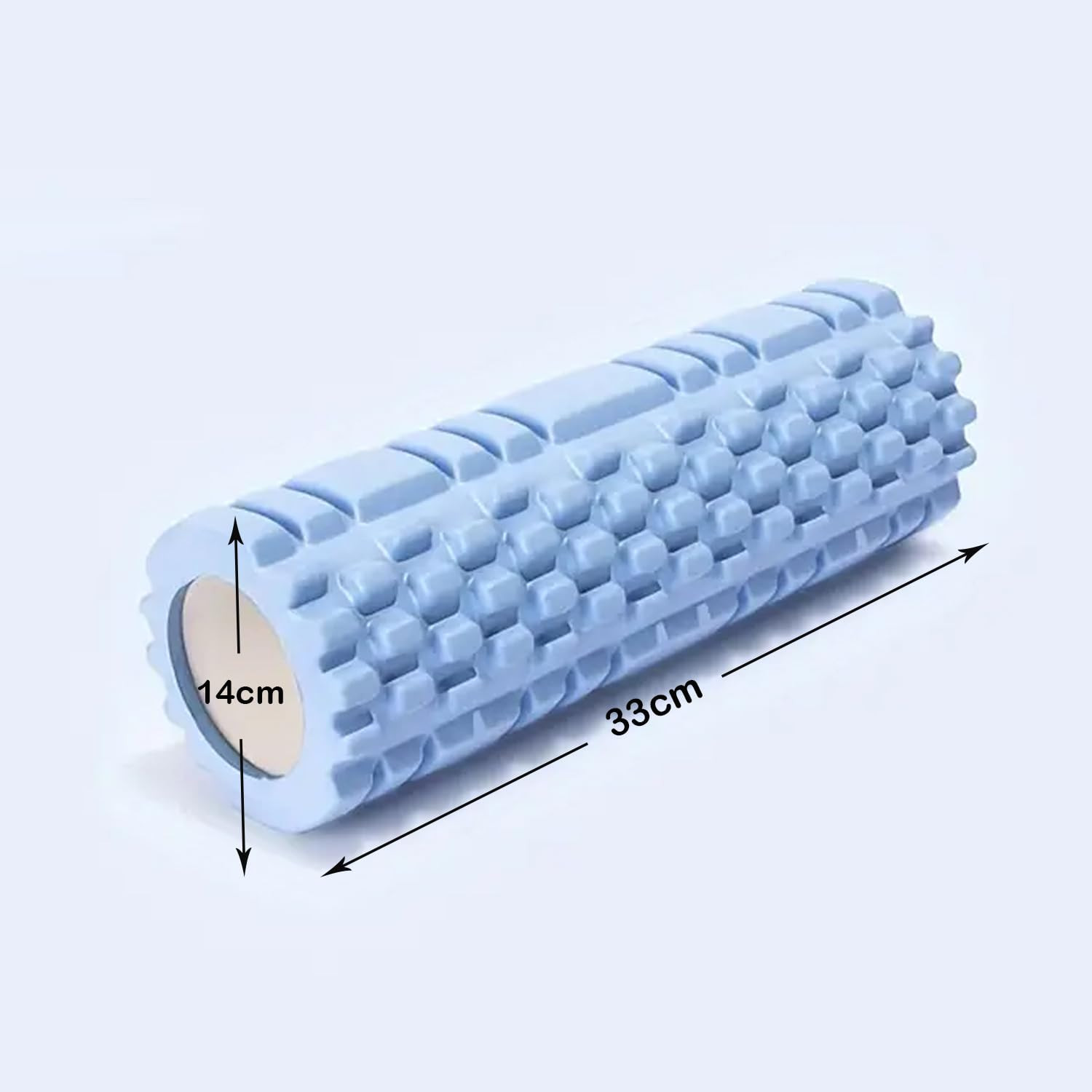 Kuber Industries Foam Roller For Exercise, Back Pain, Knee Pain (Blue)