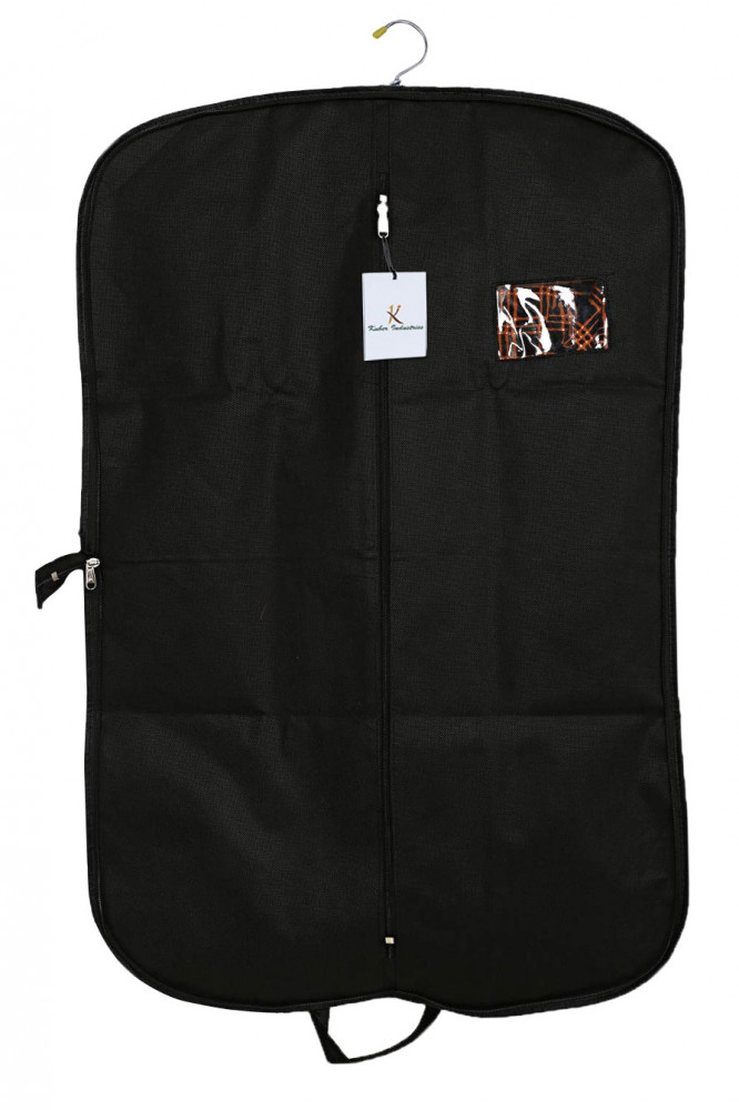 Kuber Industries Foldable Non Woven Men&#039;s Coat Blazer Suit Cover (Black)  -CTKTC41365
