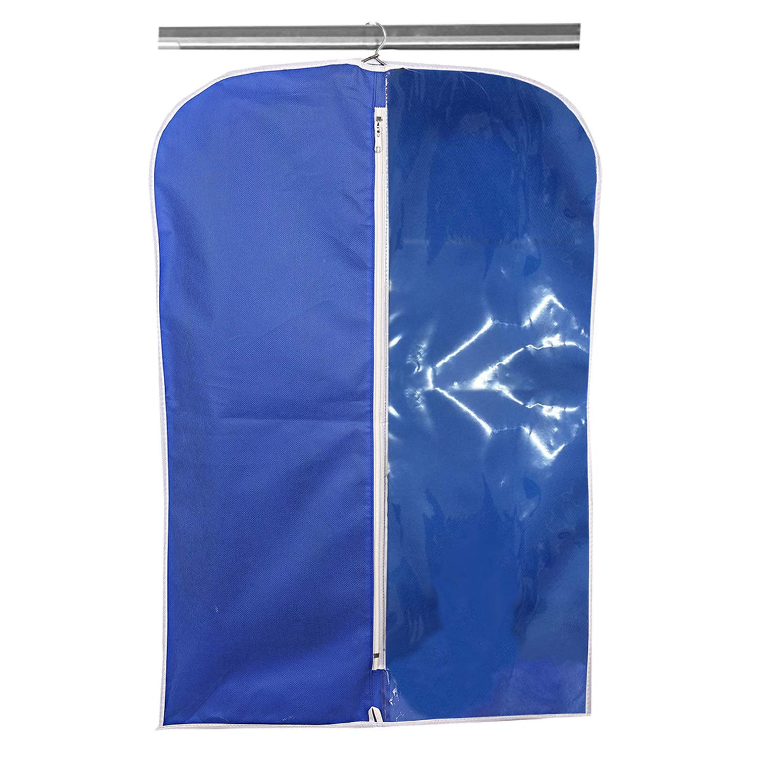 Kuber Industries Half Transparent Non Woven Men's Coat Blazer Suit Cover (Royal Blue)  -CTKTC41445