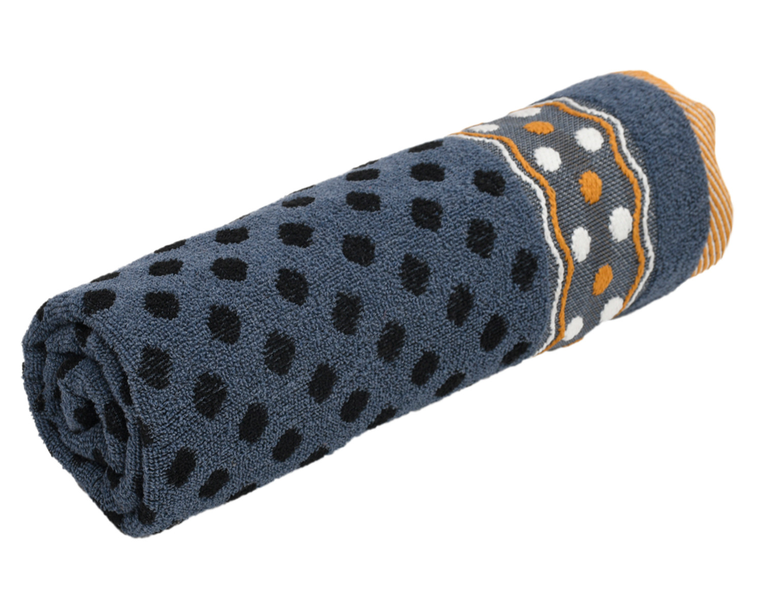 Kuber Industries Luxurious Dot Printed Soft Cotton Bath Towel Perfect for Daily Use, 30
