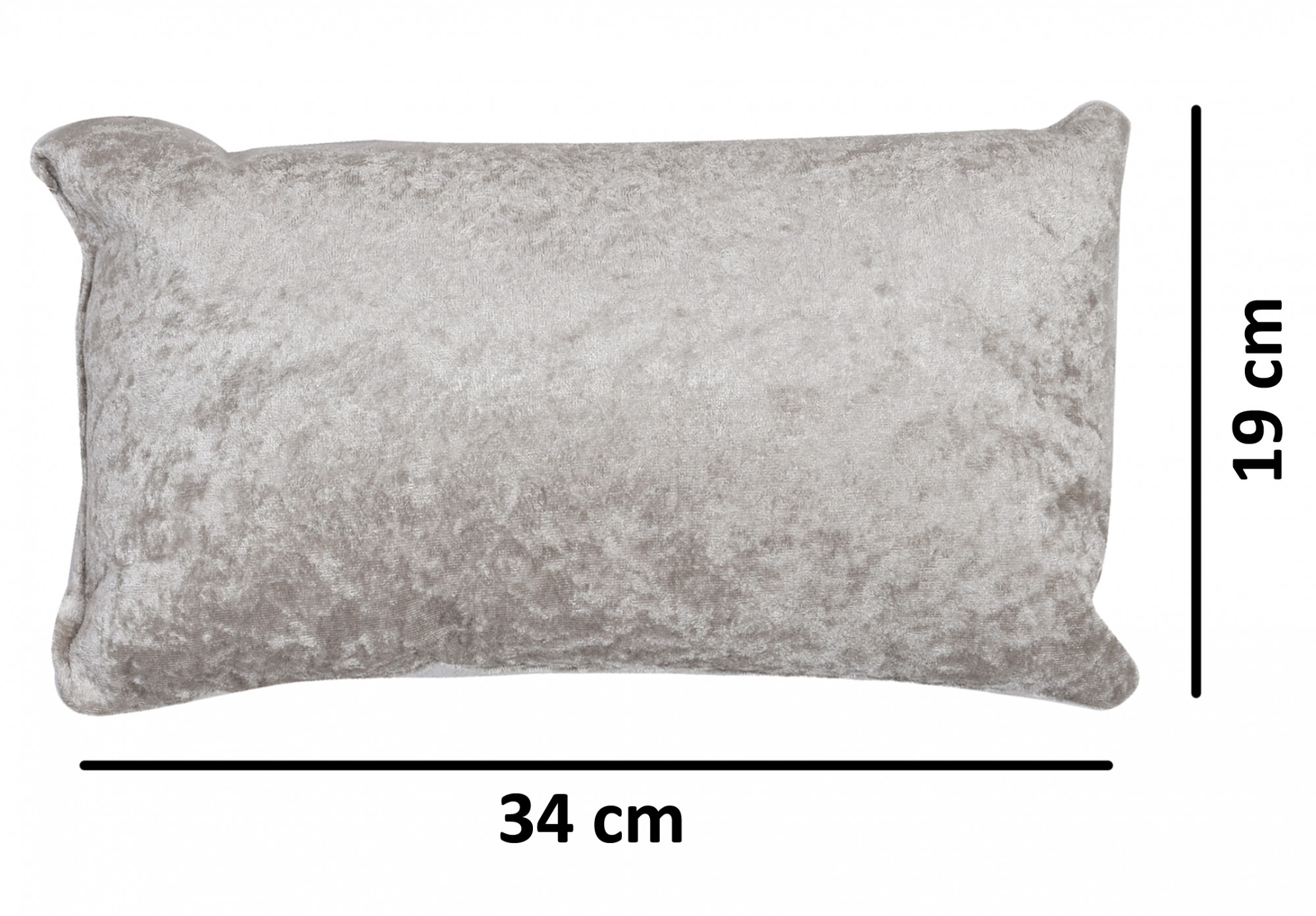 kuber industries MicroFiber Baby Pillow (Grey)-KUBMART3432