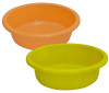 Kuber Industries Multiuses Unbreakable Plastic Knead Dough Basket/Basin Bowl For Home &amp; Kitchen 6 Ltr- Pack of 2 (Yellow &amp; Green)