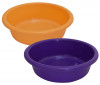 Kuber Industries Multiuses Unbreakable Plastic Knead Dough Basket/Basin Bowl For Home &amp; Kitchen 6 Ltr- Pack of 2 (Yellow &amp; Purple)