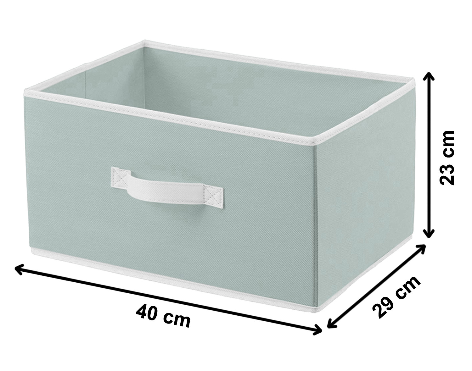 Kuber Industries Non-Woven Rectangular Flodable Cloth Storage Box (Grey)