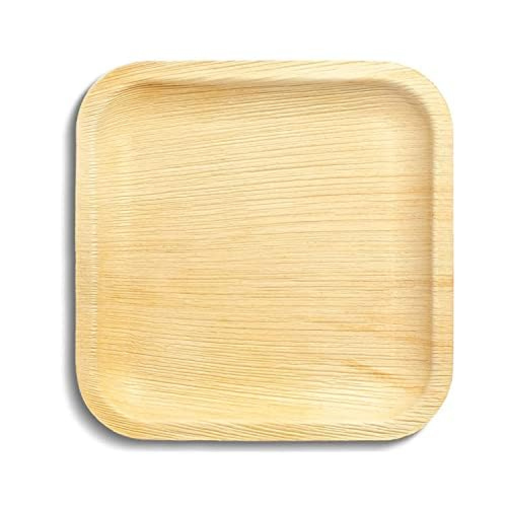 Kuber Industries-Palm Leaf Plate -Set of 25-8 &quot;