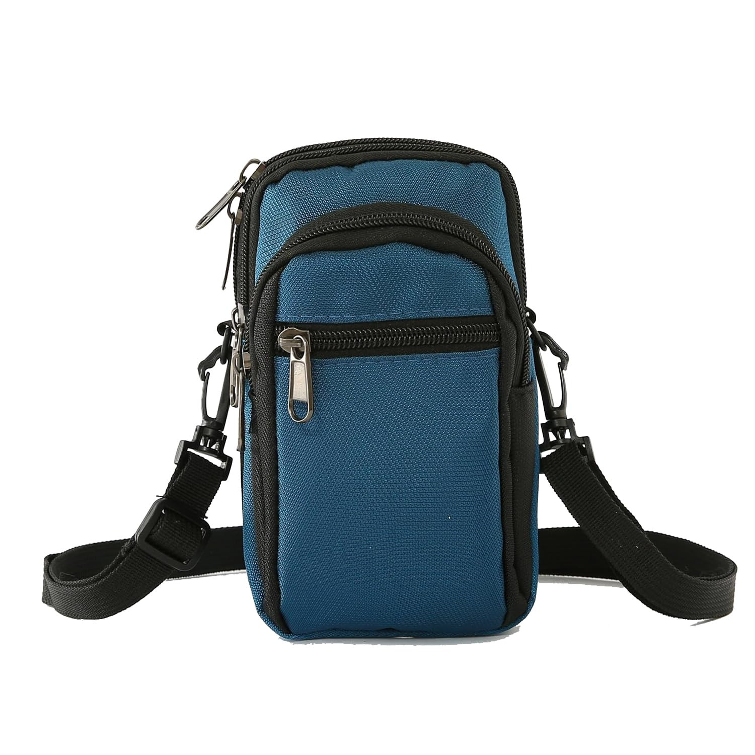 Kuber Industries Paspport Holder for Men & Women|Multifunction Passport Cover Bag|Nylon Passport Pouch for Luggage (Blue)