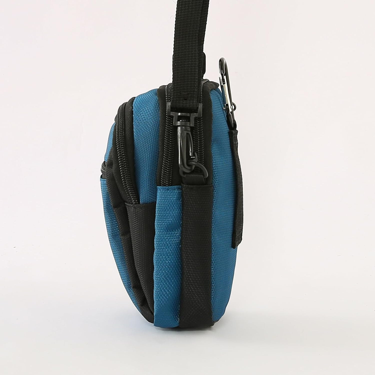 Kuber Industries Paspport Holder for Men & Women|Multifunction Passport Cover Bag|Nylon Passport Pouch for Luggage (Blue)
