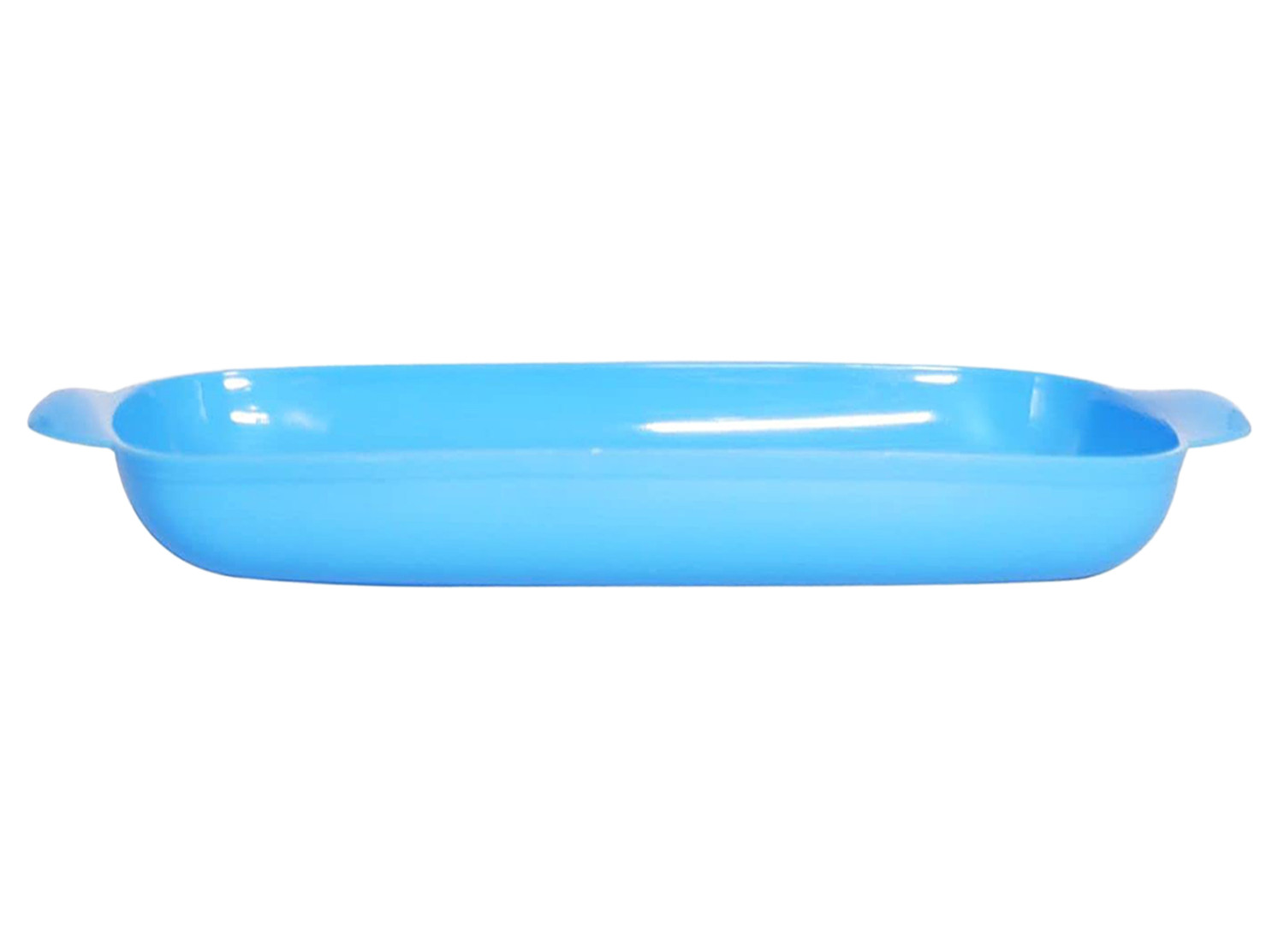 Kuber Industries Plastic 2 Bowls & 1 Tray Set For Serving & Store Dry Fruits, candies, Snacks With Silicon Rubberized Ring Lid (Blue)
