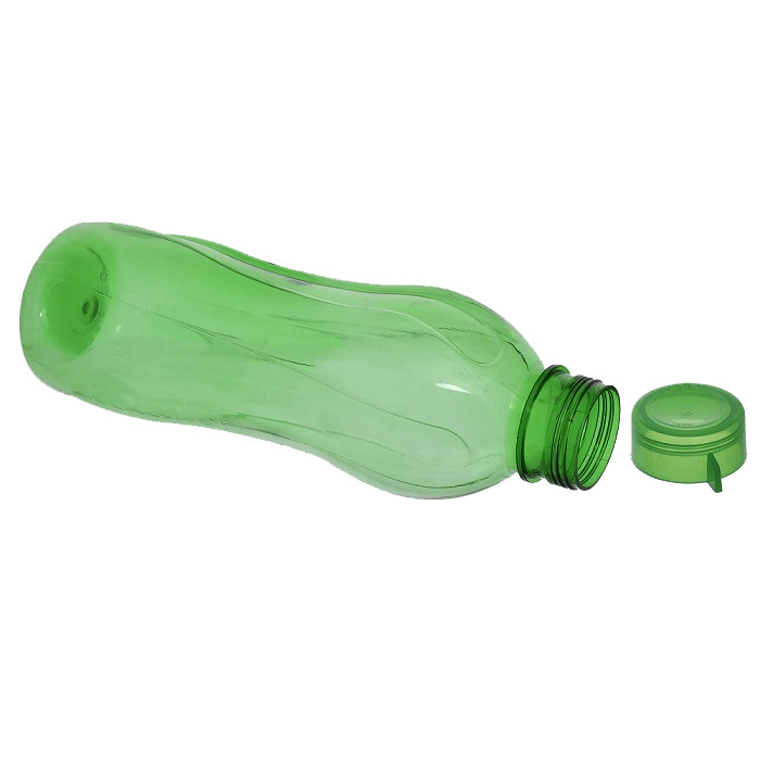 Kuber Industries Plastic Aqua Fridge Water Bottle with Lid (1000ml, Green)-KUBMART492