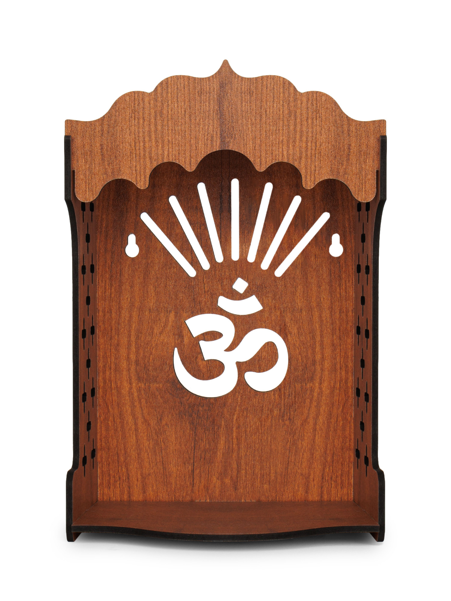 Kuber Industries Pooja Mandir | Pooja Stand for Home | Temple for Home and Office | Wall Mounted Home Temple | Pooja Mandir Stand for Home | Laxmi Temple without Bell | Grandapine