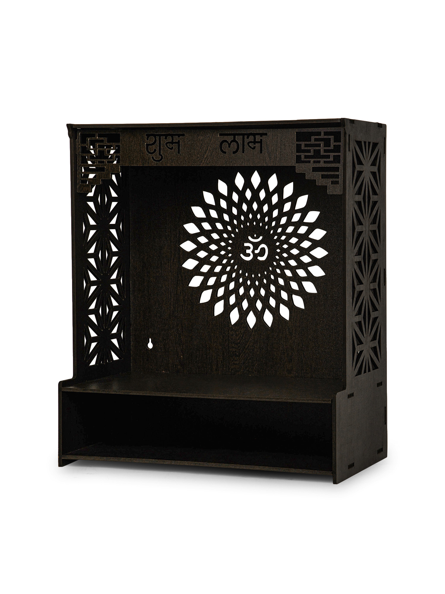 Kuber Industries Pooja Mandir | Pooja Stand for Home | Temple for Home and Office | Wall Mounted Home Temple | Pooja Mandir Stand for Home | Subh Labh Temple | Weinge