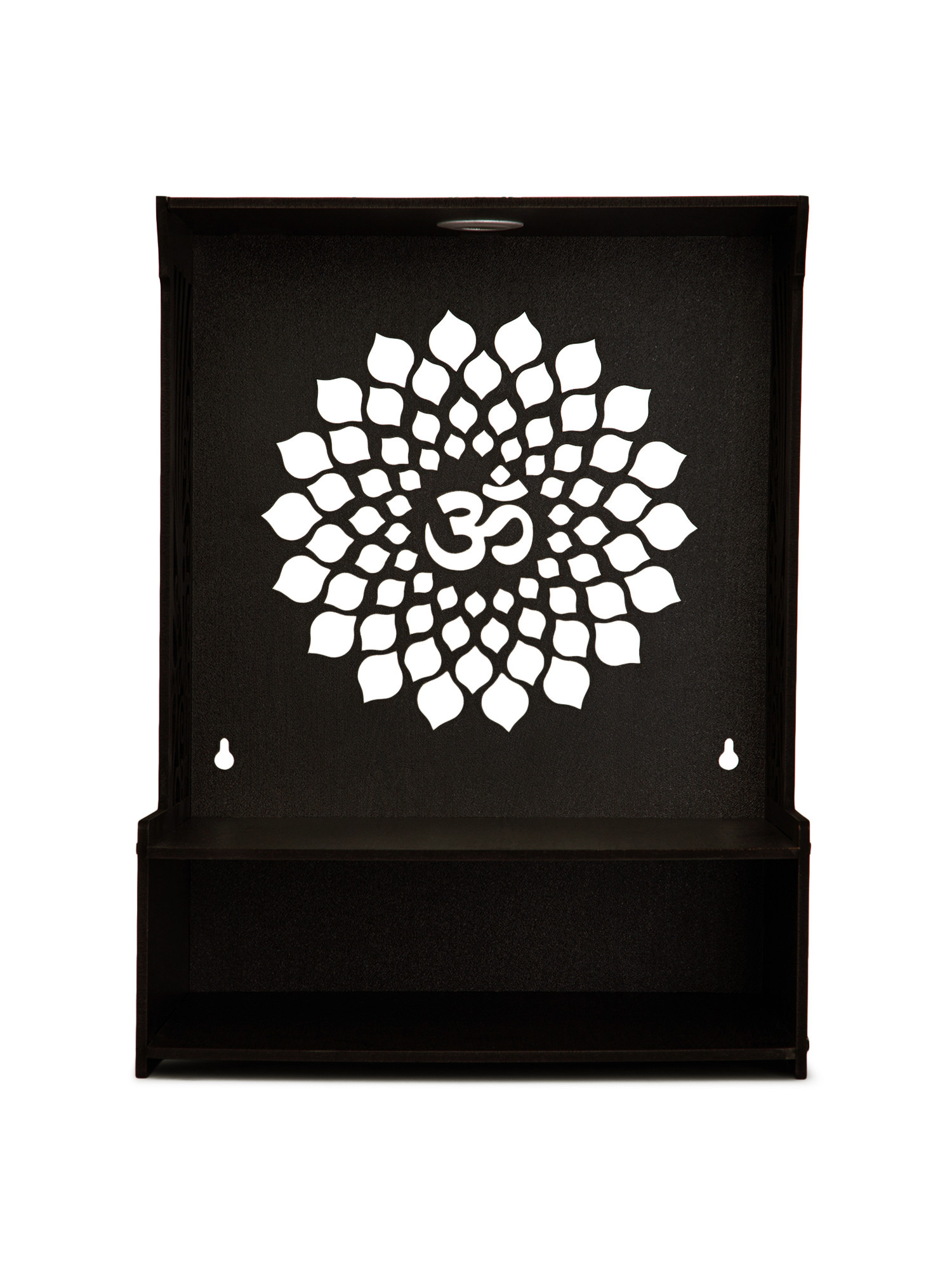 Kuber Industries Pooja Mandir | Pooja Stand for Home | Temple for Home and Office | Wall Mounted Home Temple | Pooja Mandir Stand for Home | OM Temple | Weinge