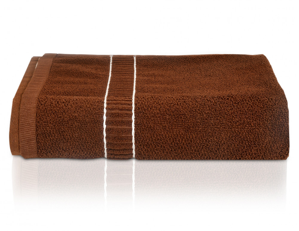 Kuber Industries Premium Design Luxurious, Soft Cotton Bath Towel, 30&quot;x60&quot;(Dark Brown)-HS_38_KUBMART21379