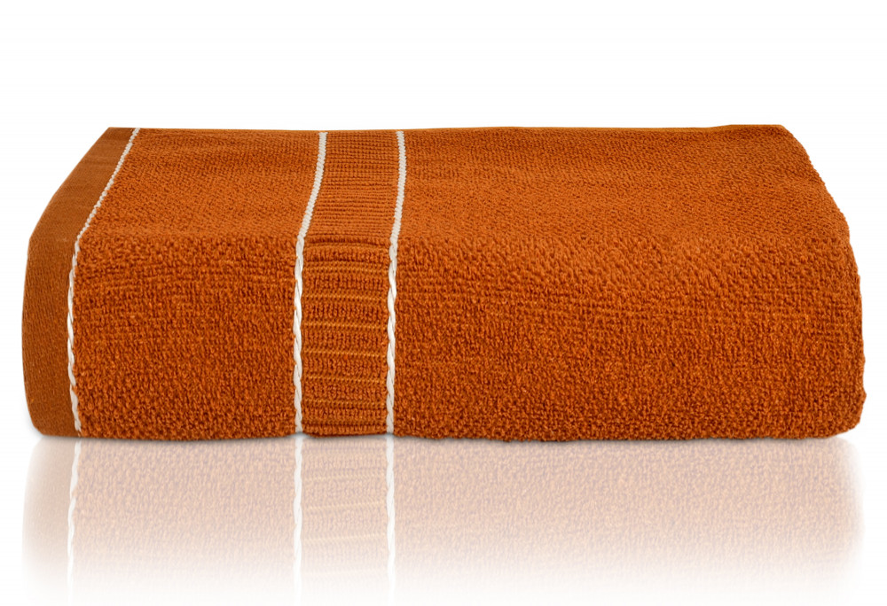 Kuber Industries Premium Design Luxurious, Soft Cotton Bath Towel, 30&quot;x60&quot;(Light Brown)-HS_38_KUBMART21373