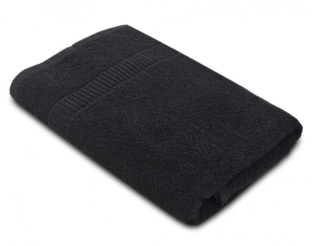 Kuber Industries Premium Design Soft Cotton Bath Towel, 30&quot;x60&quot;(Black)