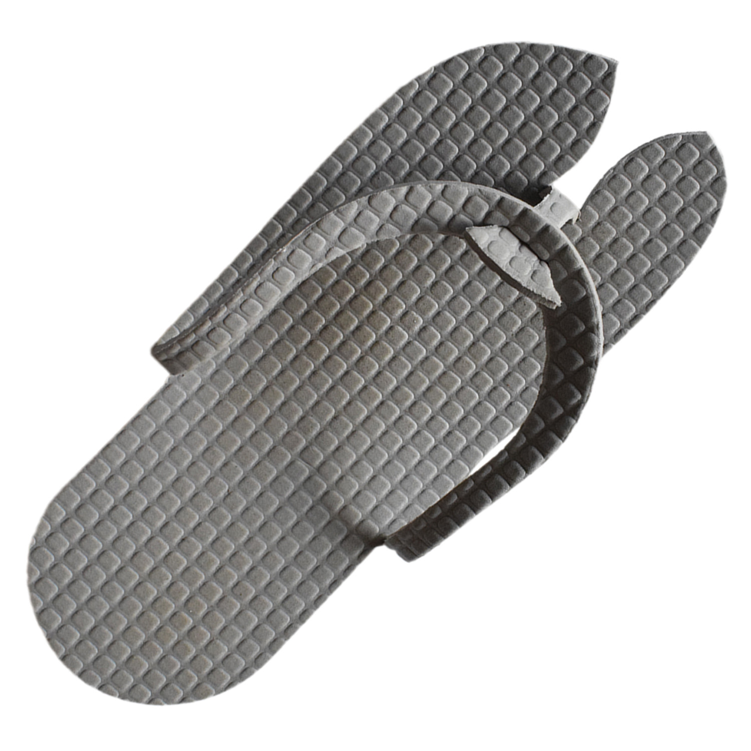 Kuber Industries Rubber Bathroom Slipper For Men & Women (Grey) 54KM4200