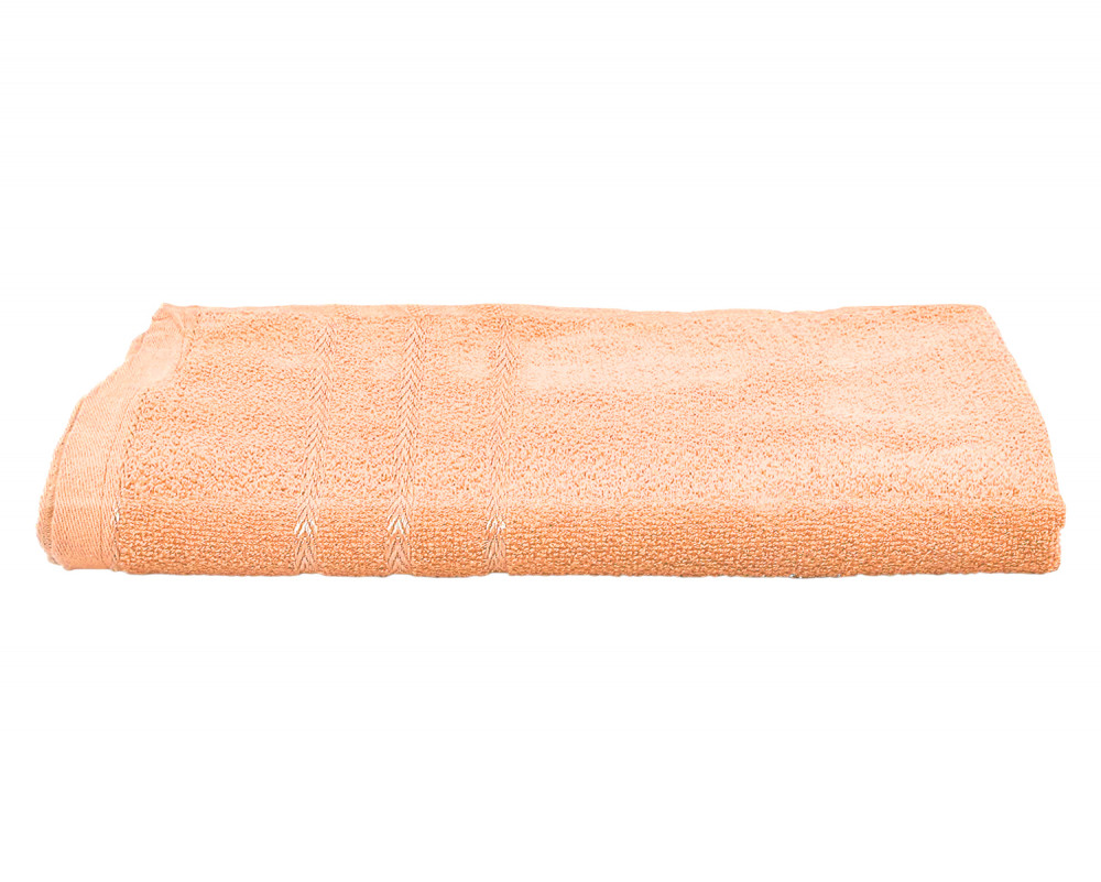 Kuber Industries Soft Cotton Bath Towel For Hands, Face, Newborn Babies, Toddlers, Children, 19&quot;x38&quot; (Peach)