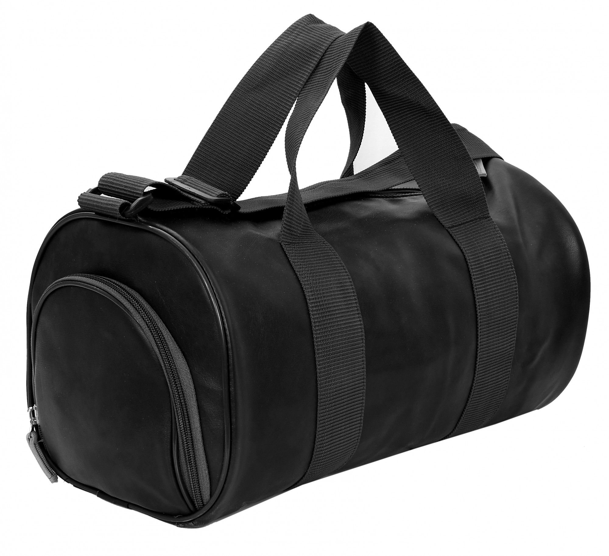 Kuber Industries Sports Gym Bag & Shoes Compartment, Travel Duffel Bag for Men and Women Lightweight (Black)