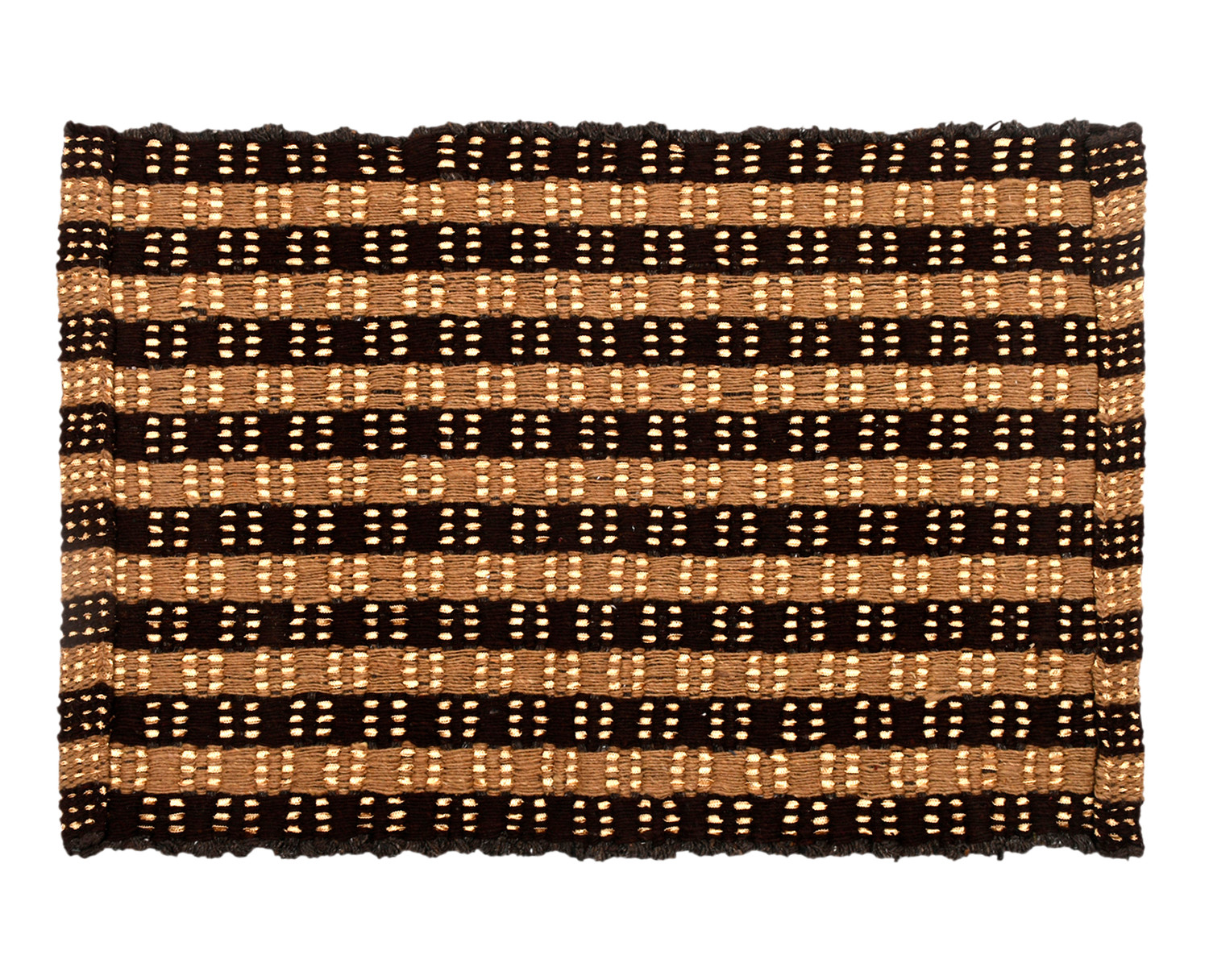 Kuber Industries Strips Design Multiuses Washable Cotton Door Mat, Bathmat, 23