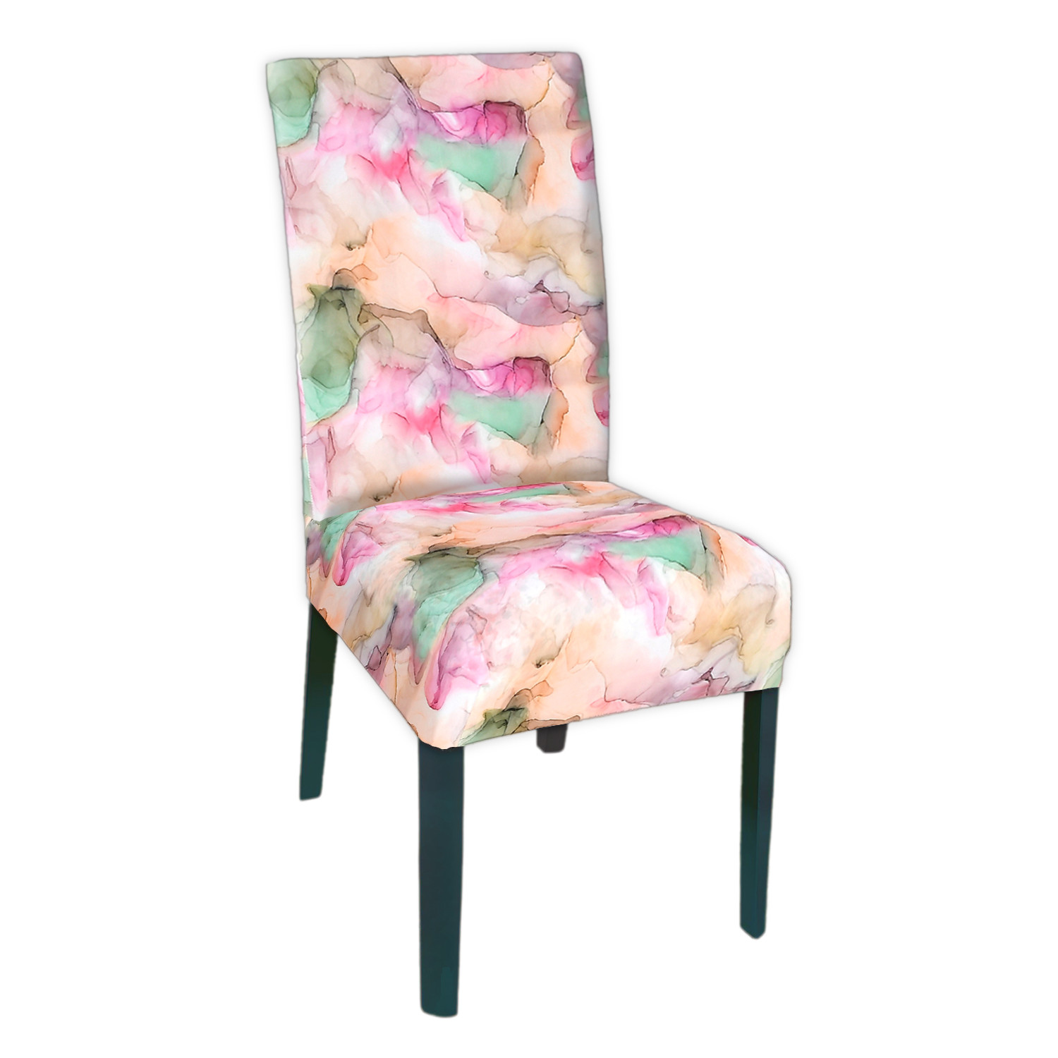 Kuber Industries Trippy Printed Elastic Stretchable Polyster Chair Cover For Home, Office, Hotels, Wedding Banquet (Multicolor)
