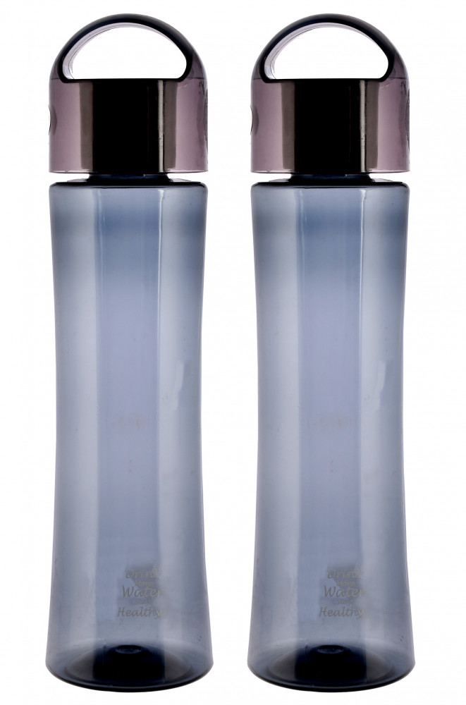Kuber Industries Unbreakable BPA &amp; Leak Free Plastic Water Bottle-1 Litre,(Grey)