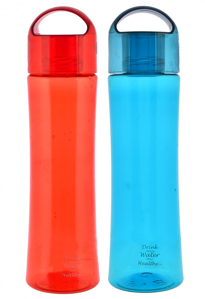 Kuber Industries Unbreakable BPA &amp; Leak Free Plastic Water Bottle-1 Litre,(Red &amp; Blue)