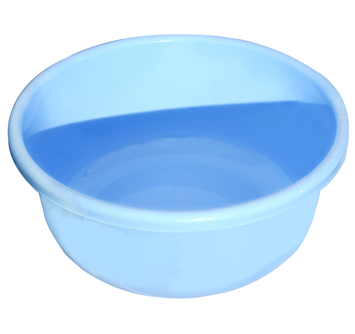 Kuber Industries Unbreakable Plastic Multipurpose Bath Tub/Washing Tub 40 LTR (Sky Blue) -KUBMART1276