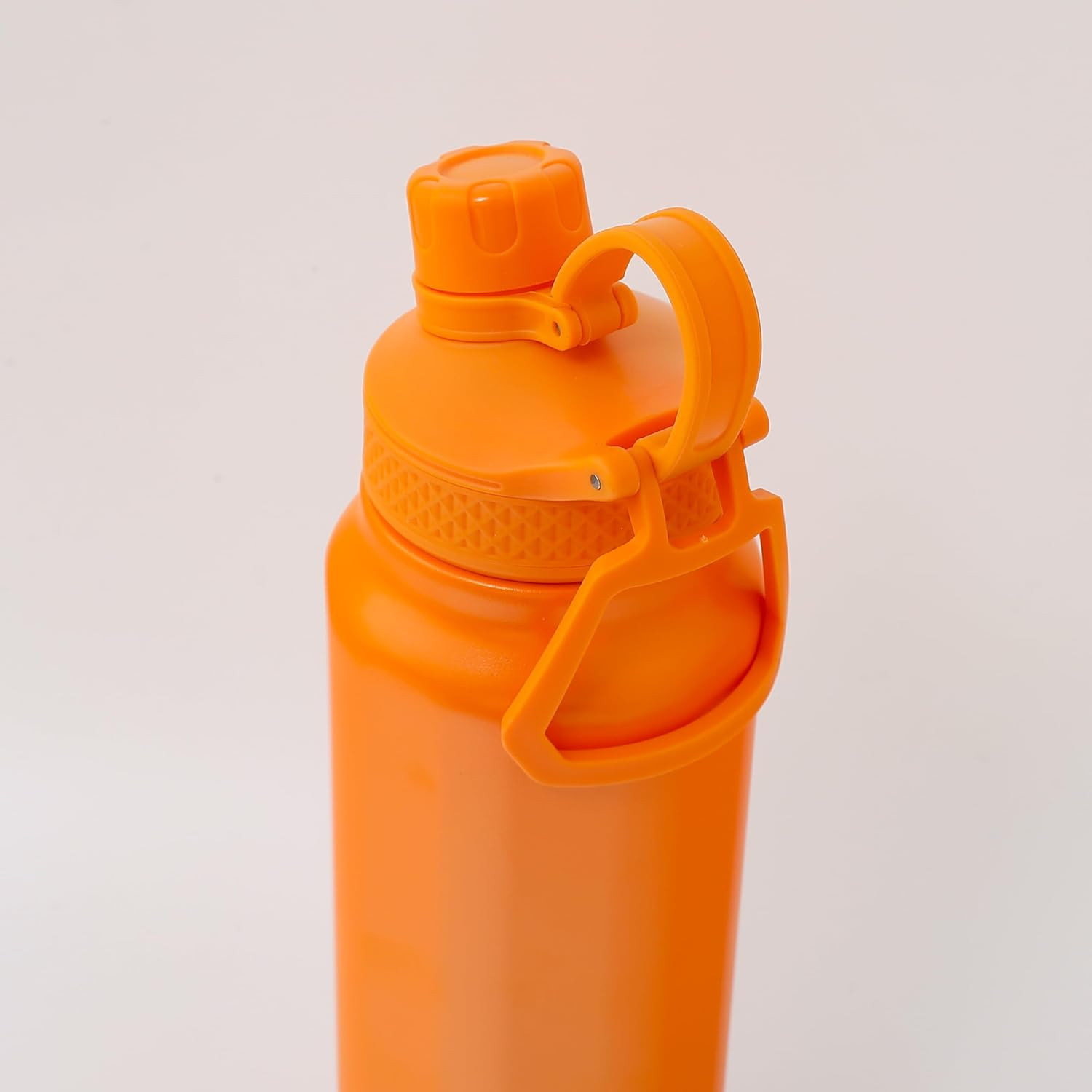 Kuber Industries Water Bottle | Vacuum Insulated Travel Bottle | Hot & Cold Water Bottle | Sipper Bottle for Kids | Thermos Flask for Gym Bottle | MYZ-230801C | 950 ML | Orange