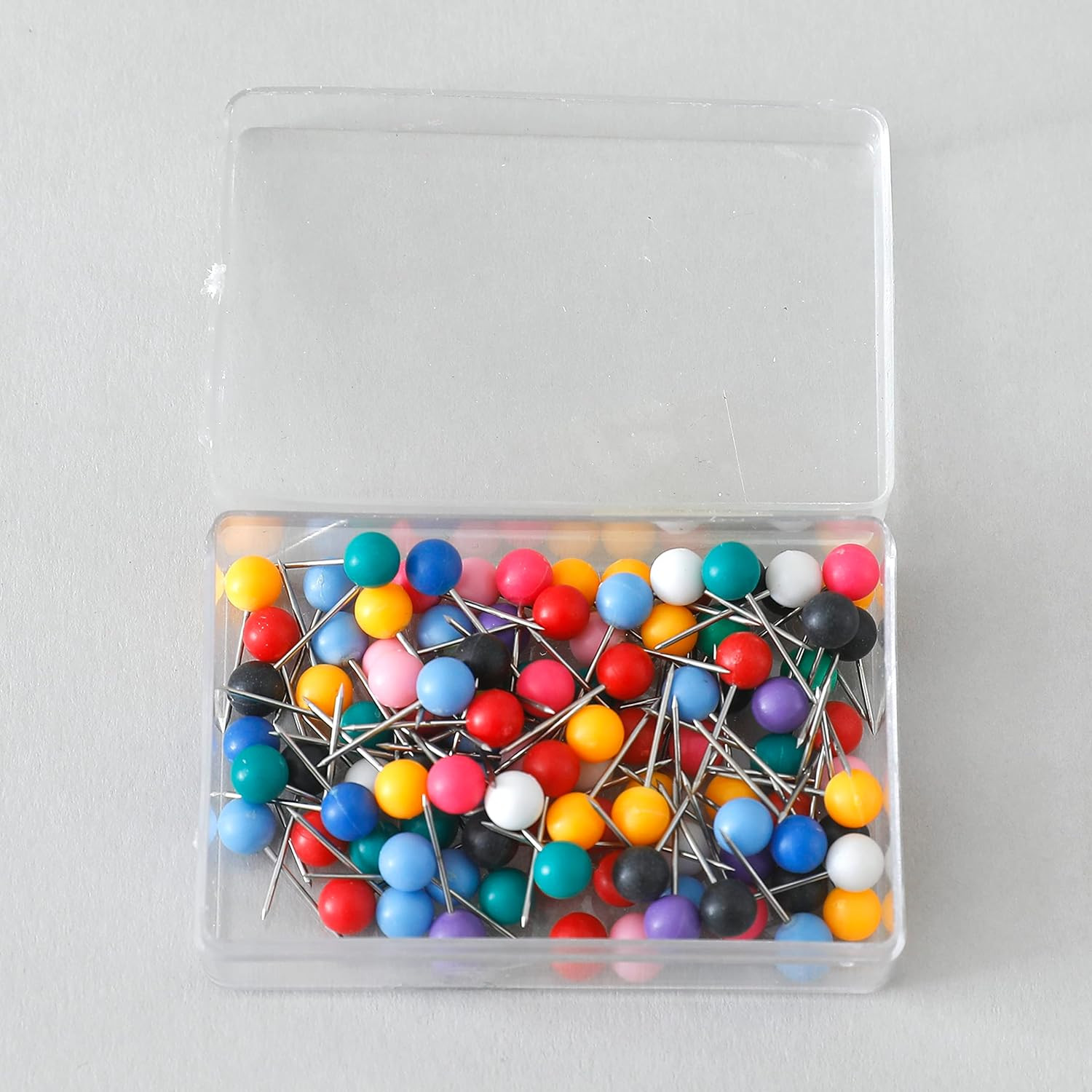 Kuber IndustriesSolid Color Push Pins Tacks|Heavy-Duty Notice Board Pins|100