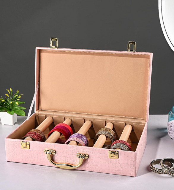 Organize in Style : Wooden Bangle Box